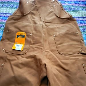 Carhartt... LOOSE FIT FIRM DUCK INSULATED BIB OVERALL! Brand new!